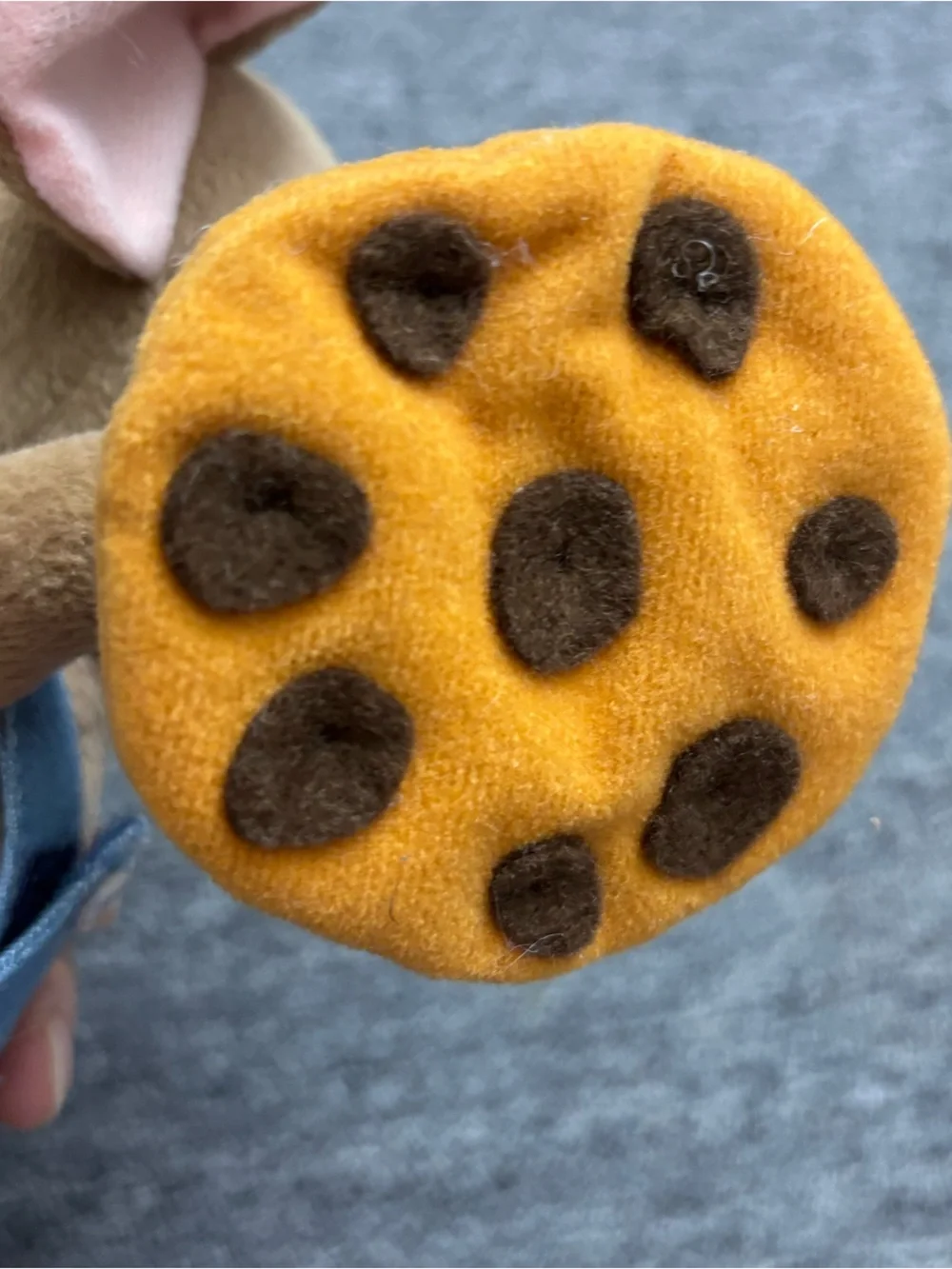 Kohls cares If you give a mouse a cookie plush stuffed animal denim overalls